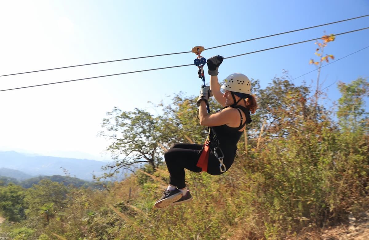 Ziplining